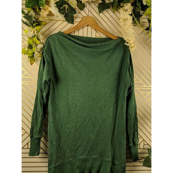 Anthropologie Pilcro Letterpress Mock Neck Sweater pullover Green Size XS - Picture 4 of 8
